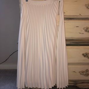 White/ivory midi skirt